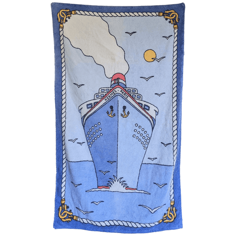 HERMES Paquebot Cruise Ship Terry Towel Towel 90 x 150 cm