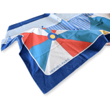 HERMES Vintage Parasols Cotton Tablecloth 150 x 182 cm