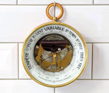 HERMES Paris by Naudet - Dourde Luxury Pecari Holosteric Barometer 16,5 cm NWT, Rare!. - poupishop