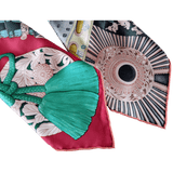 HERMES 2017 Parures de Samourais Samurais Silk Scarf 90 x 90 cm