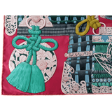 HERMES 2017 Parures de Samourais Samurais Silk Scarf 90 x 90 cm