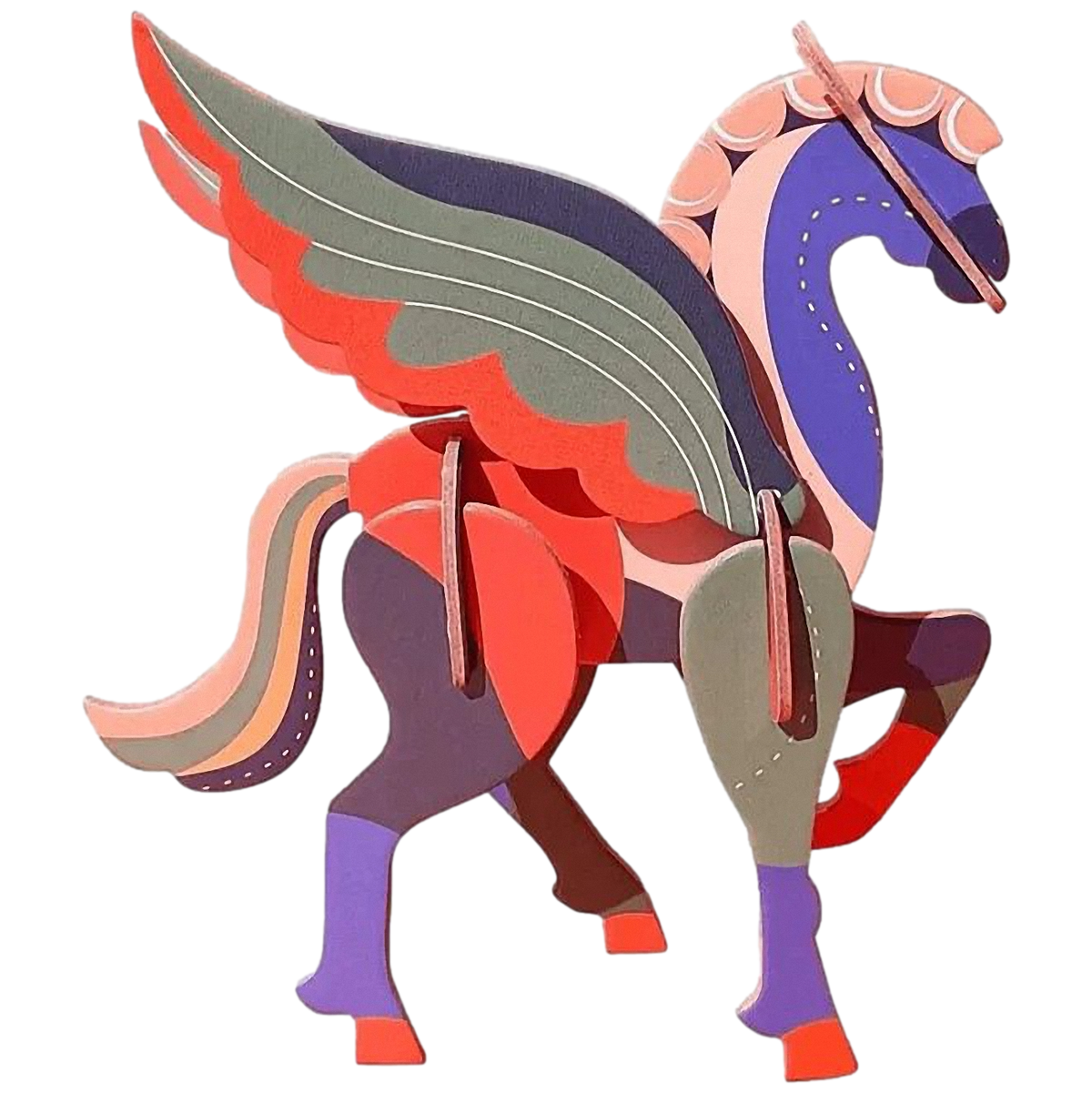 HERMES Collector's Cardboard "Pegasus" Puzzle Mobile to Create and Hang