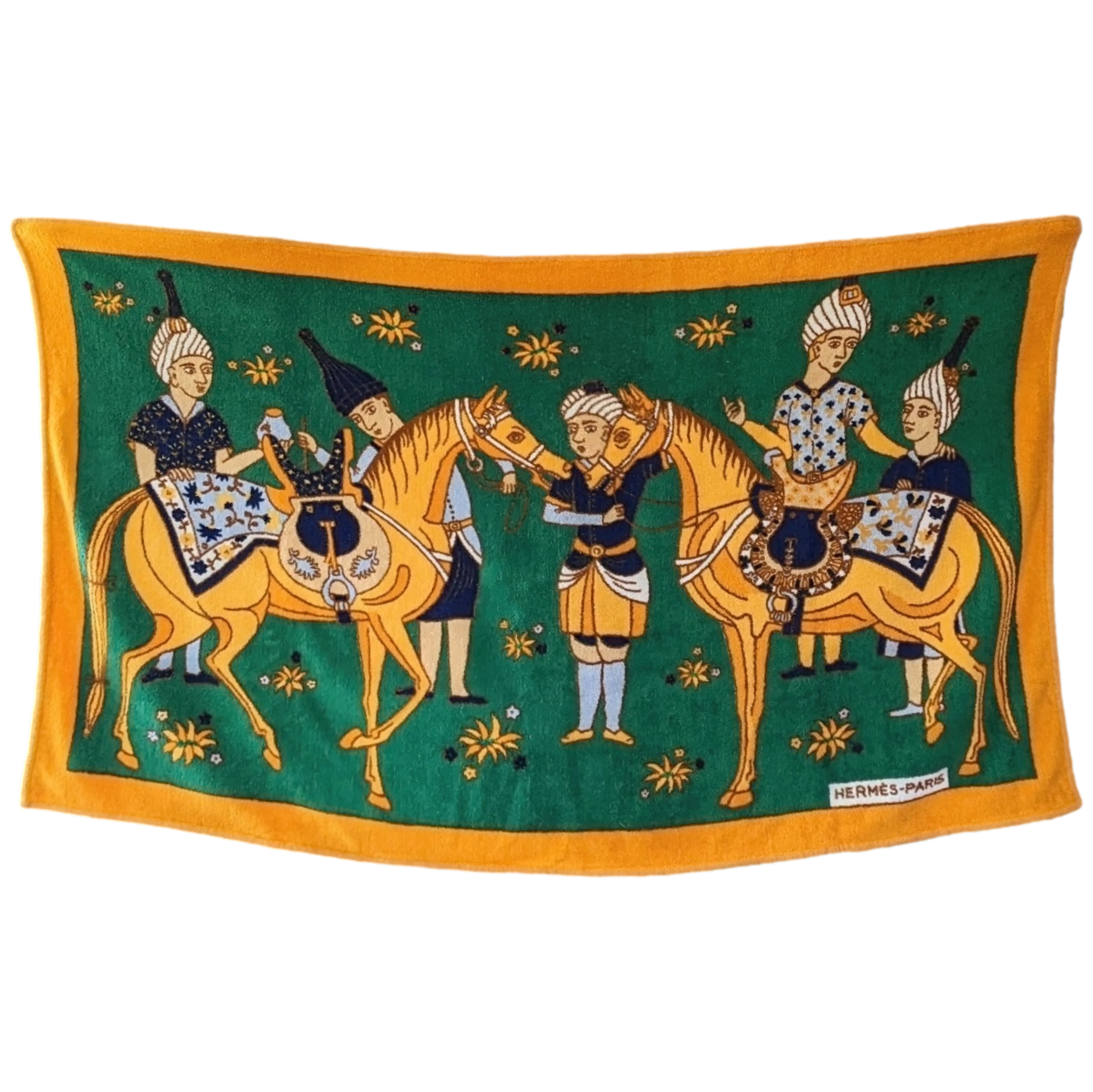HERMES Perses Terry Beach Towel GM