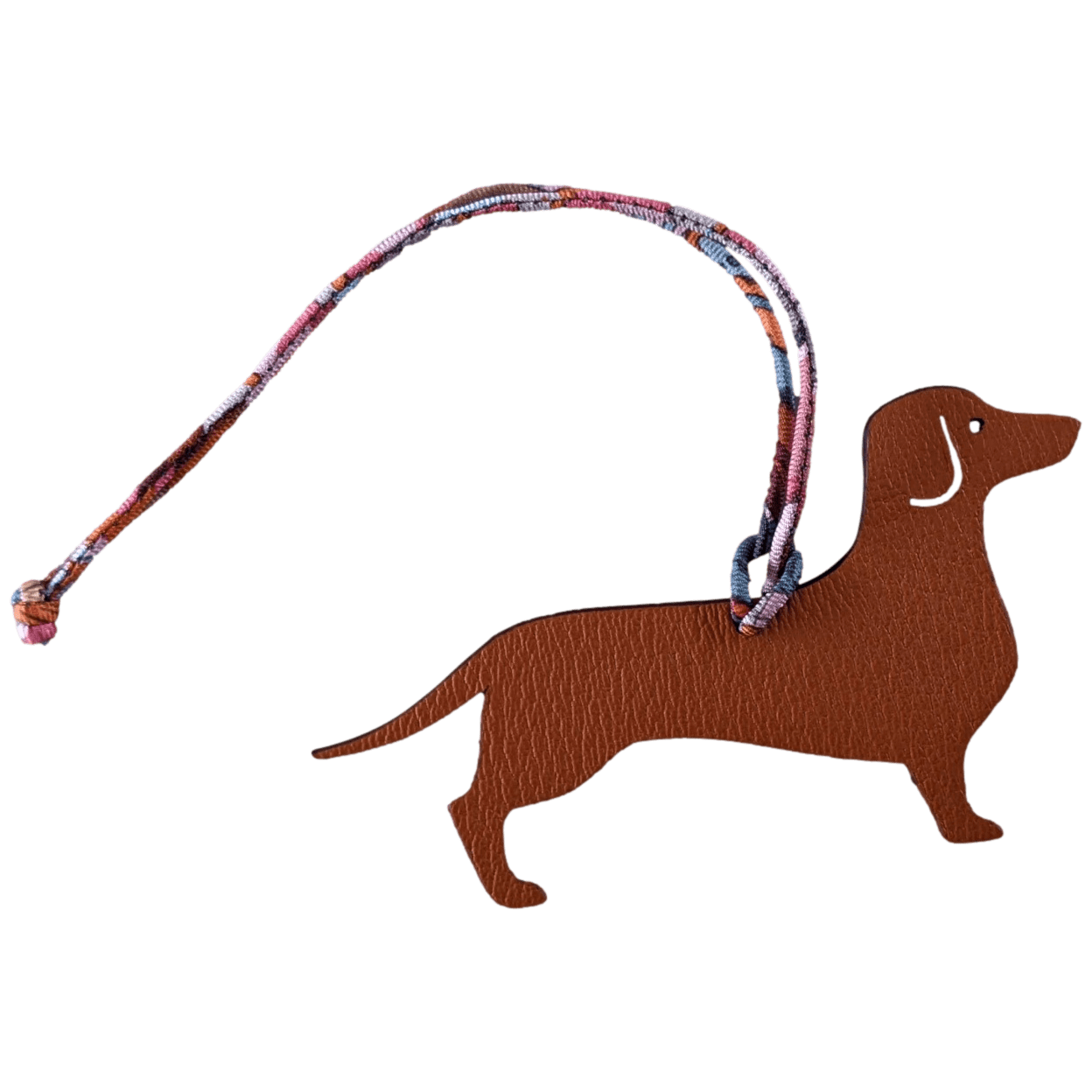 HERMES Petit H TECKEL Basset Hound Bag Charm