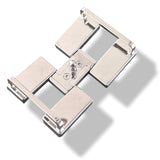 Hermes Plated silver and Palladium ARTICULEE Belt Buckle 32 mm, New with Pouch! - poupishop