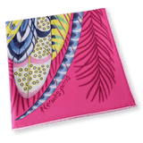 HERMES 2020 Plumes en Fete Twill Silk Scarf 90 x 90 cm