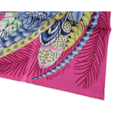 HERMES 2020 Plumes en Fete Twill Silk Scarf 90 x 90 cm