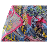 HERMES 2020 Plumes en Fete Twill Silk Scarf 90 x 90 cm