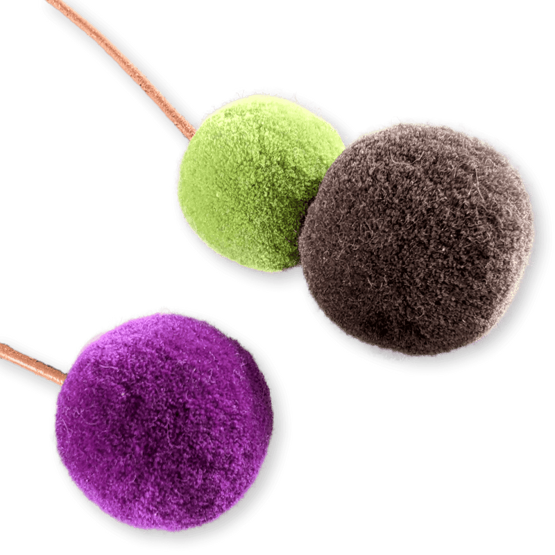 HERMES Wool Pompons Pom Pons Bag Charm