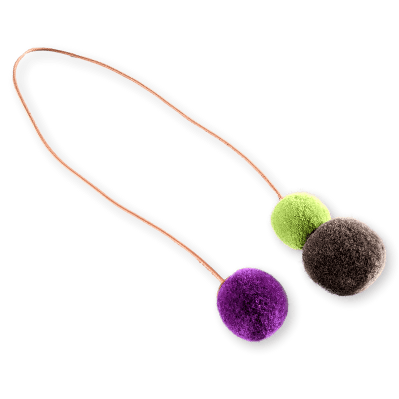 HERMES Wool Pompons Pom Pons Bag Charm