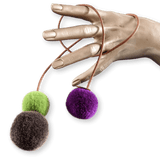 HERMES Wool Pompons Pom Pons Bag Charm