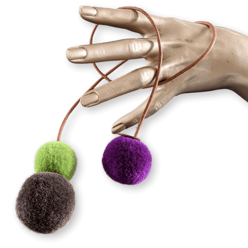 HERMES Wool Pompons Pom Pons Bag Charm