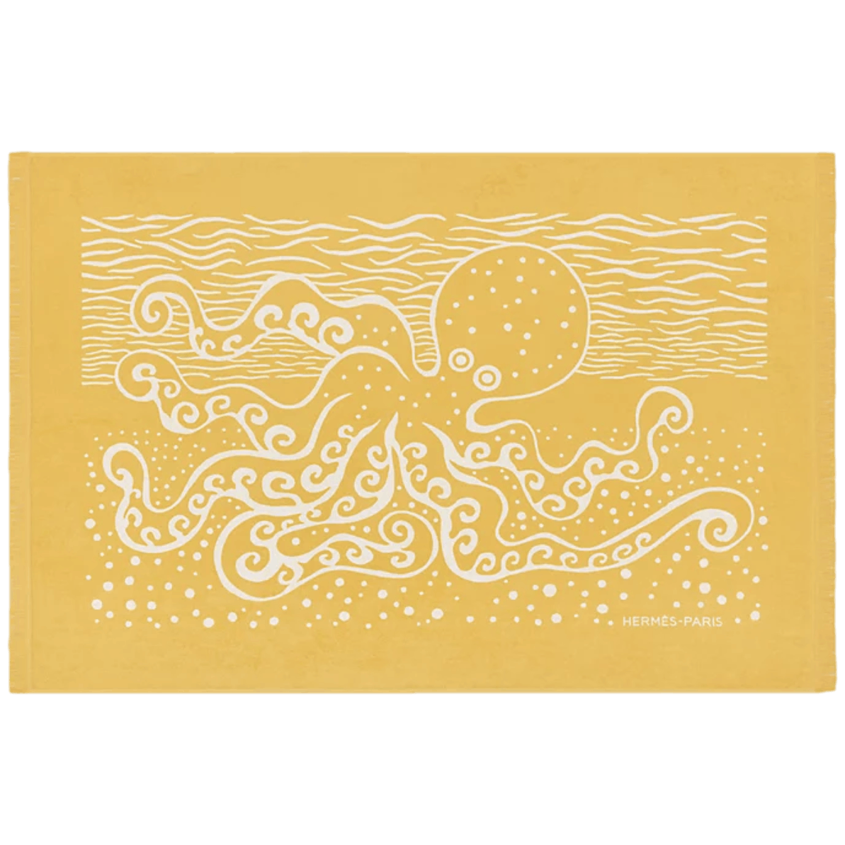 HERMES Tatoo Poulpe Fiction Beach Towel 90 x 150 cm
