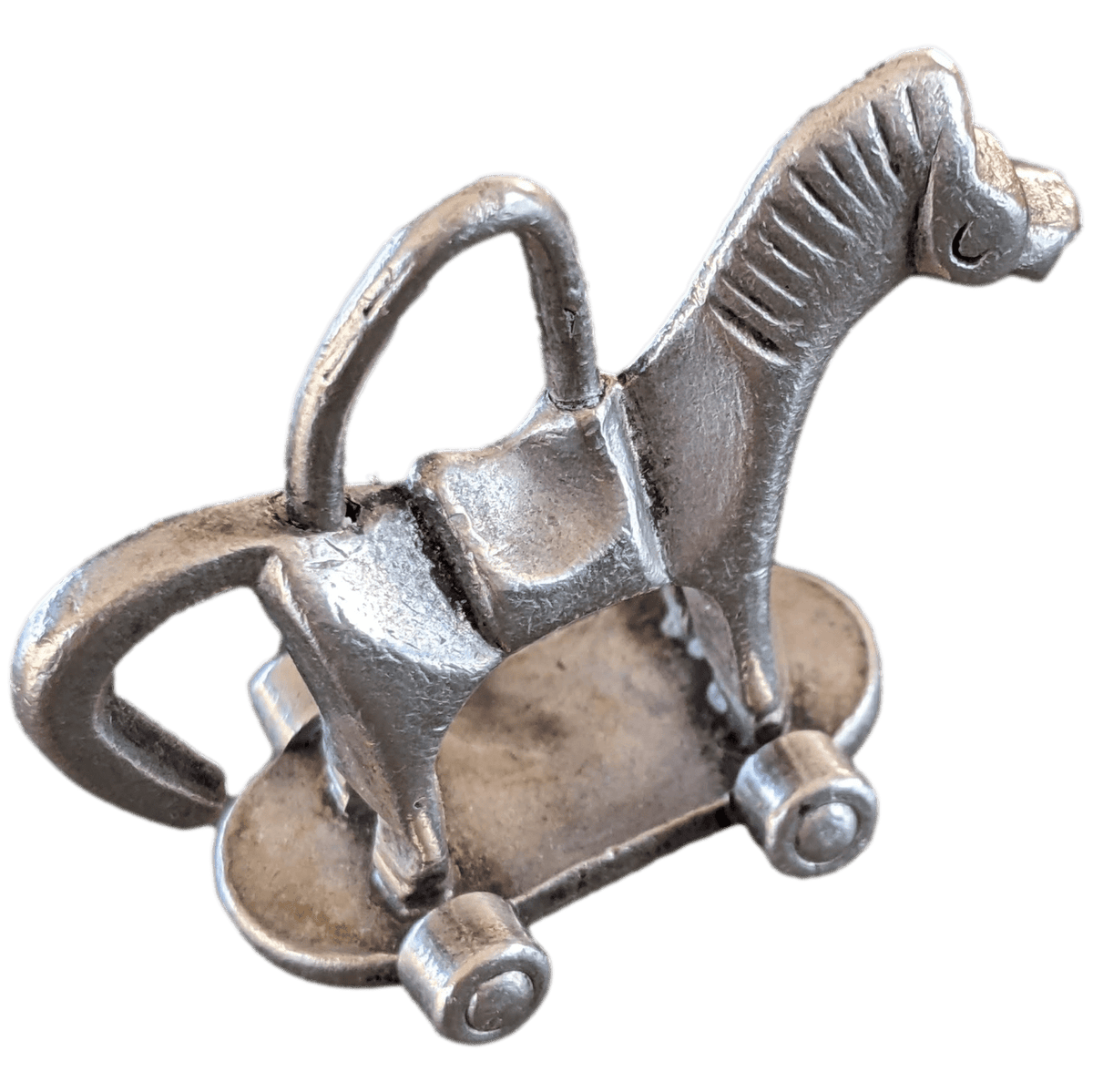HERMES 2000 Special Issue PREMIER PAS DANS LE SIECLE Horse on Wheels Pendant