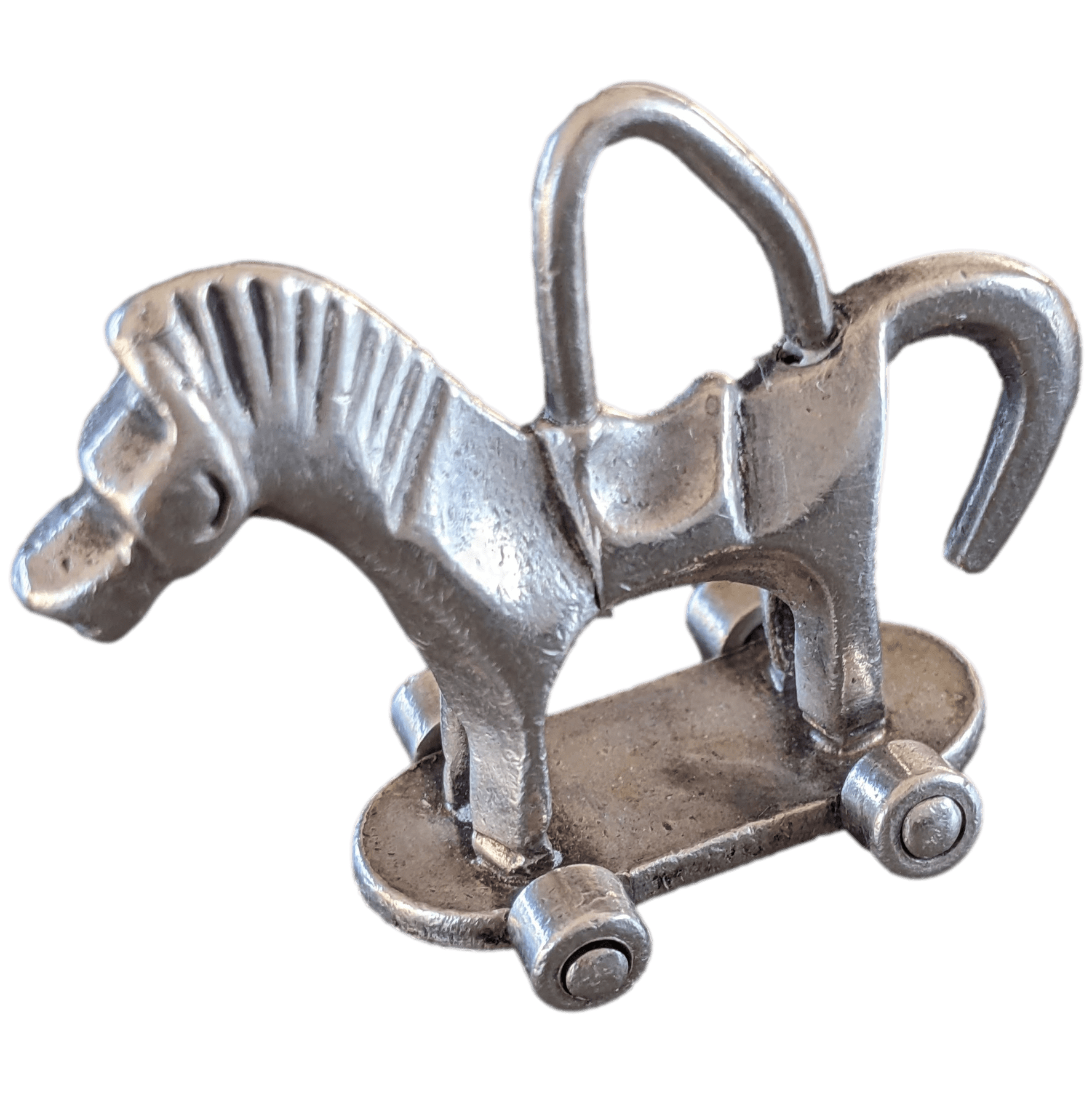 HERMES 2000 Special Issue PREMIER PAS DANS LE SIECLE Horse on Wheels Pendant