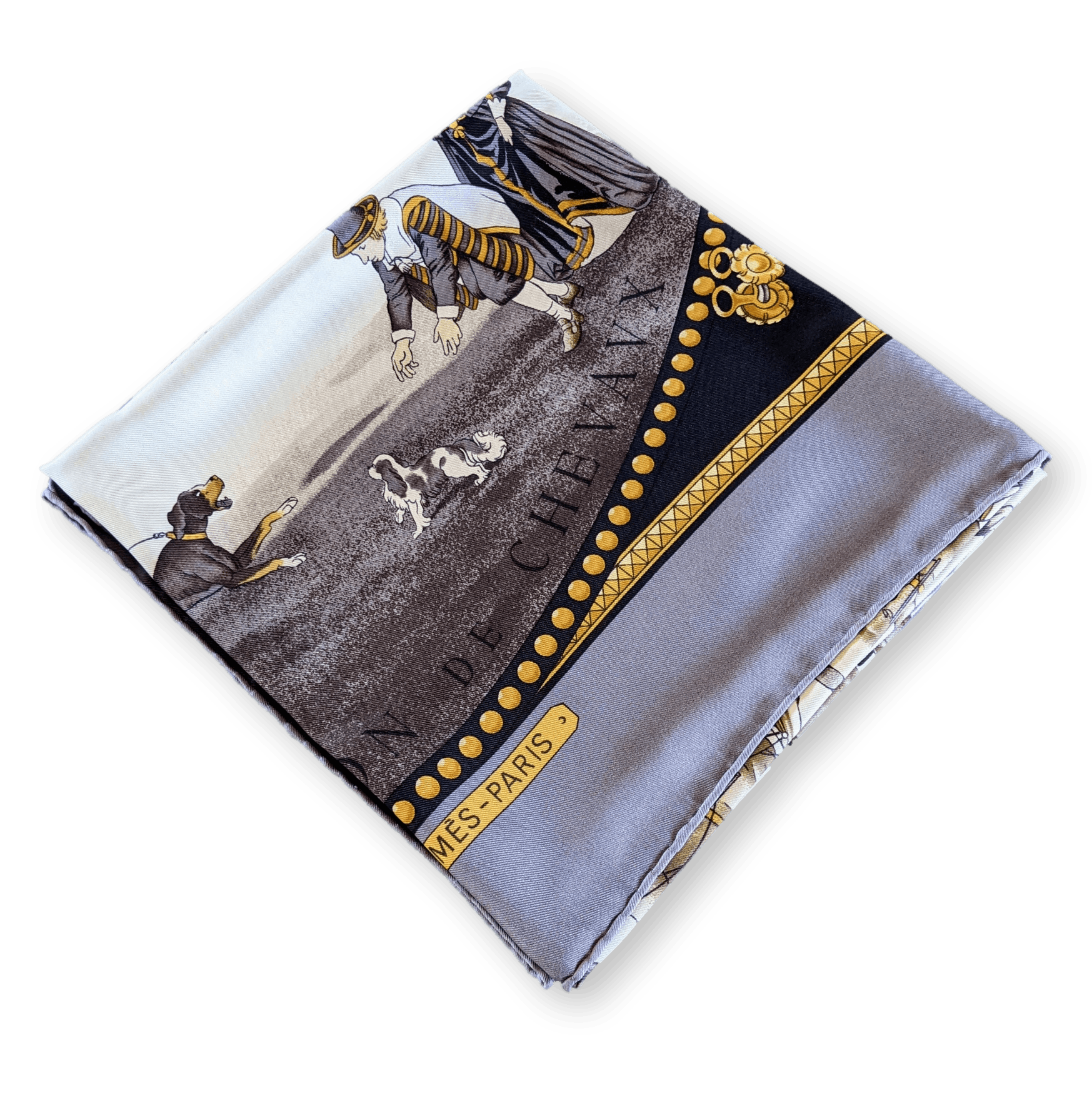 HERMES Presentation de Chevaux Twill 90 Scarf