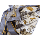 HERMES Presentation de Chevaux Twill 90 Scarf