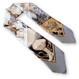 HERMES Presentation de Chevaux Twill Silk Scarf 90