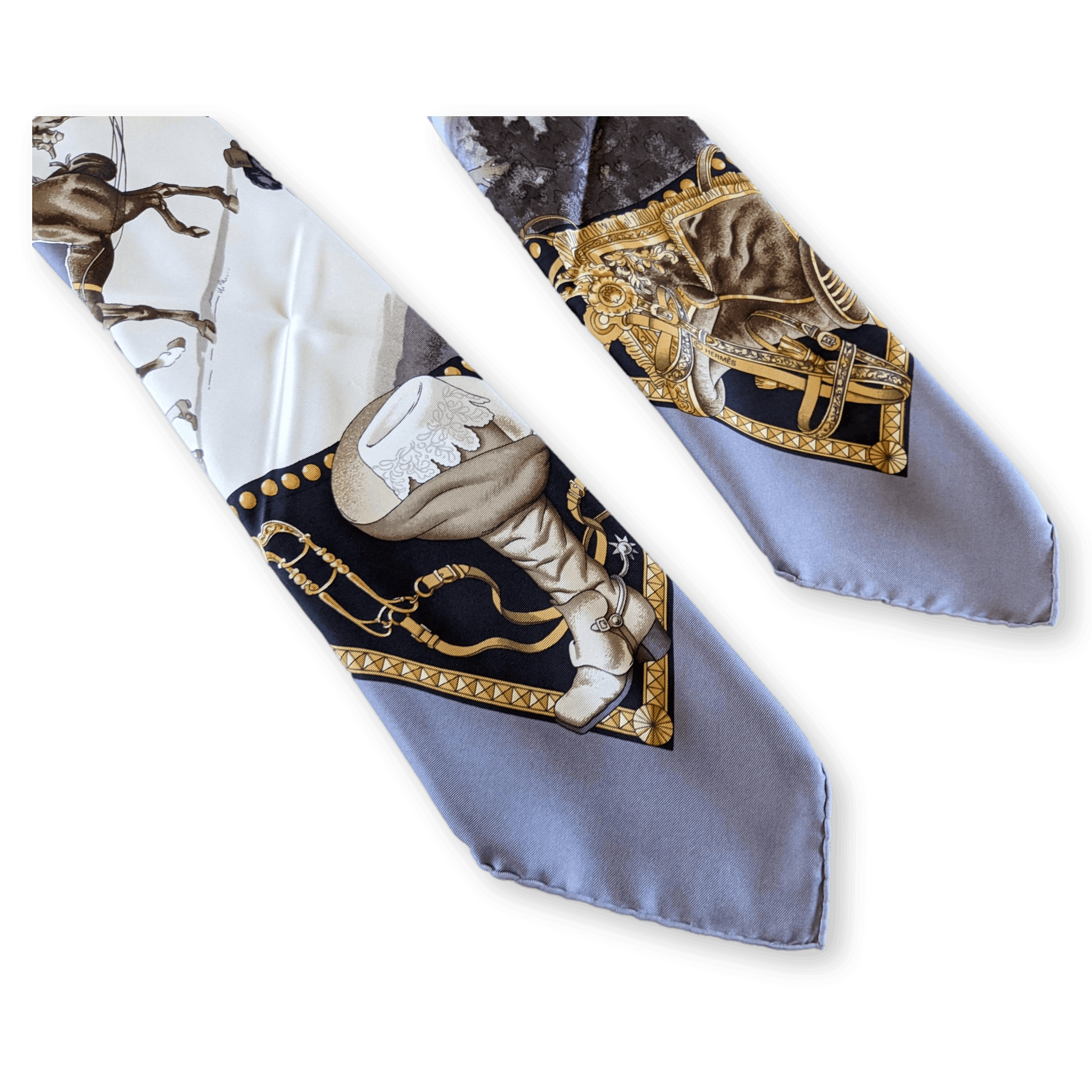 HERMES Presentation de Chevaux Twill 90 Scarf