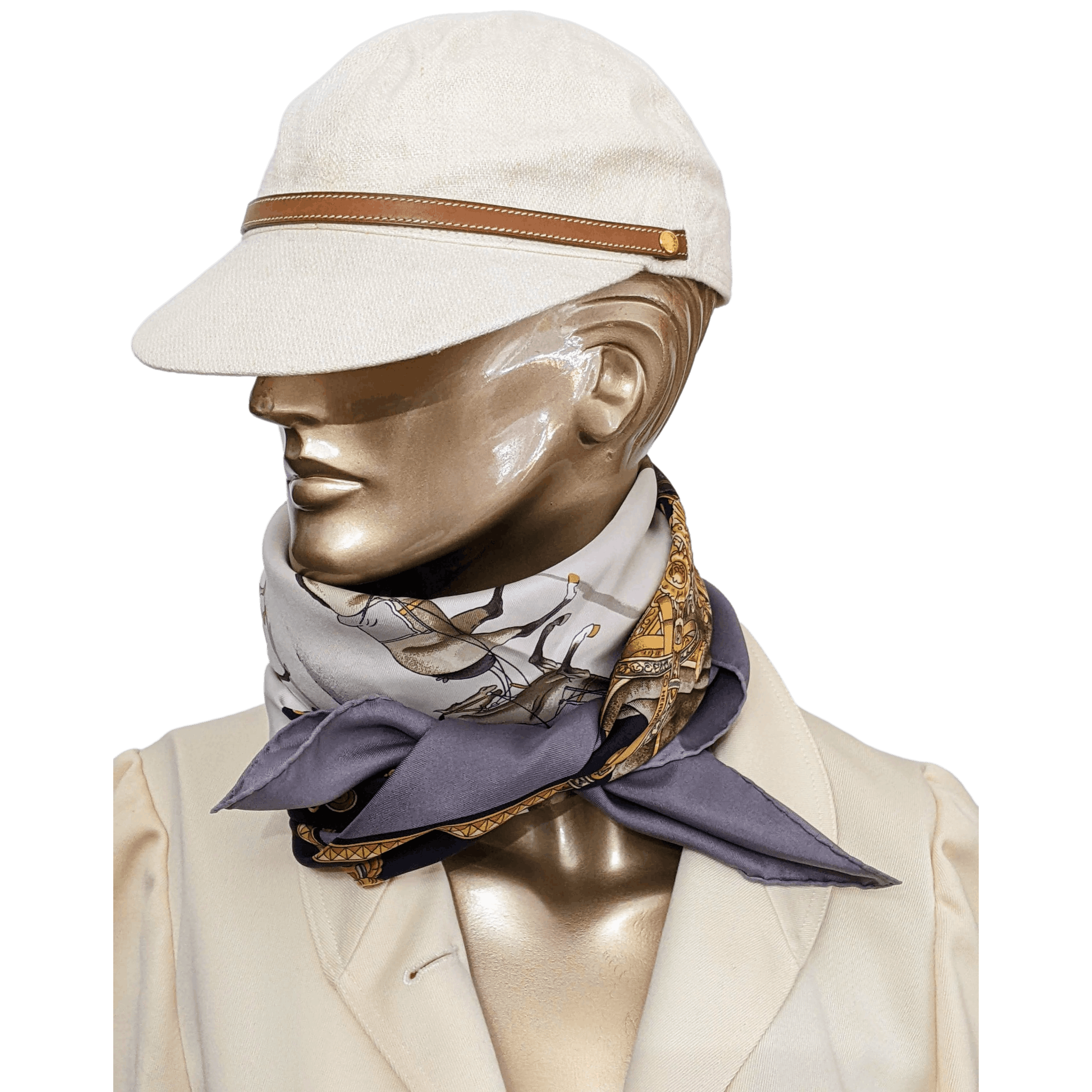 HERMES Presentation de Chevaux Twill 90 Scarf