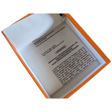 HERMES Red Lizard/Palladium "Curiosite" Necklace