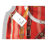 Hermes Red Vermillon 100% Silk Cavalcadour Tunique Sleeveless Tunic Dress, Sz38, NWT! - poupishop