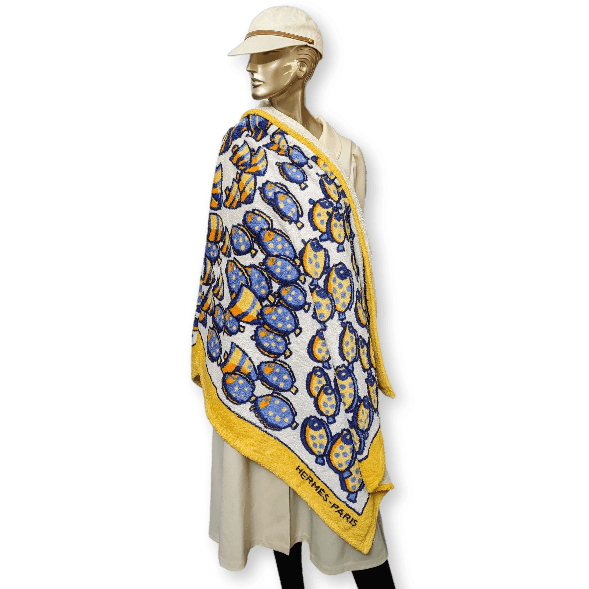 HERMES Rencontre Oceane Beach Towel 90 x 150 cm