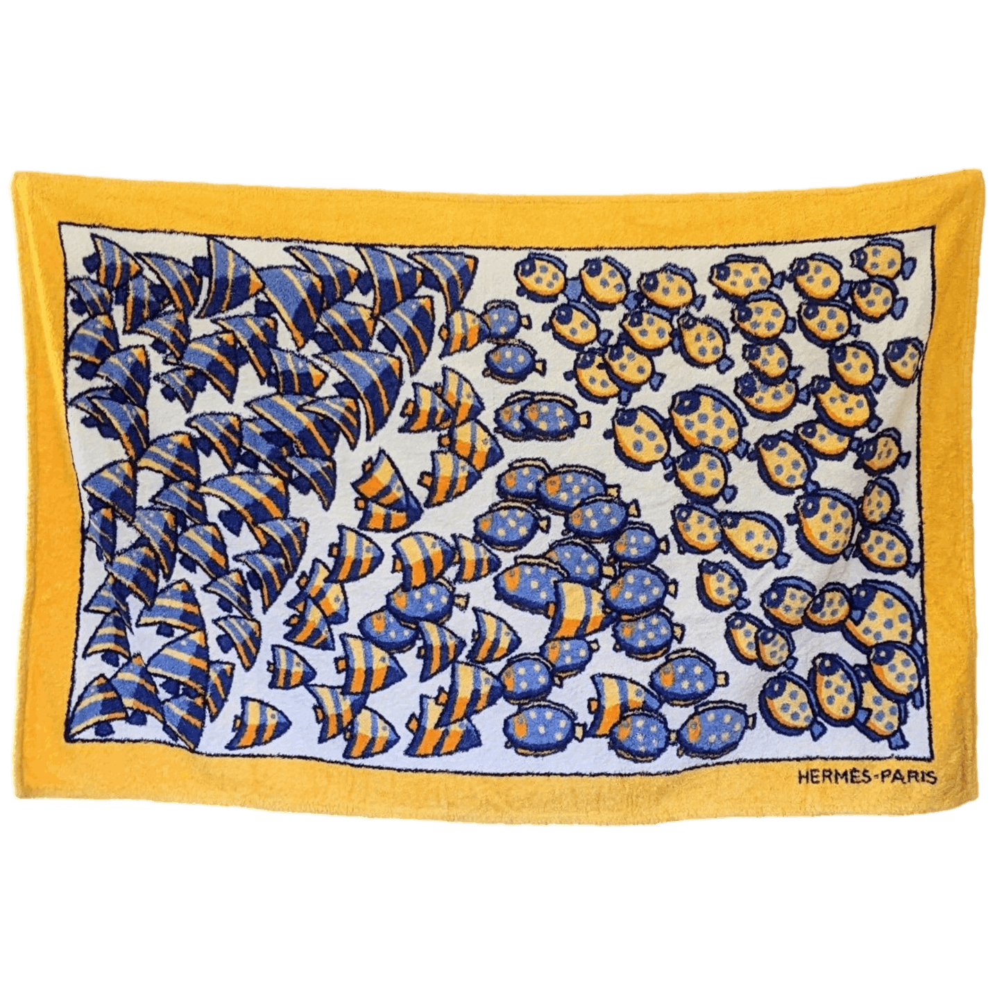 HERMES Rencontre Oceane Beach Towel 90 x 150 cm
