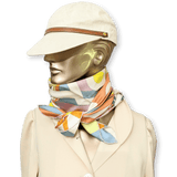 HERMES Reve de Julia Silk Scarf 90