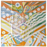 HERMES Reve de Julia Silk Scarf 90