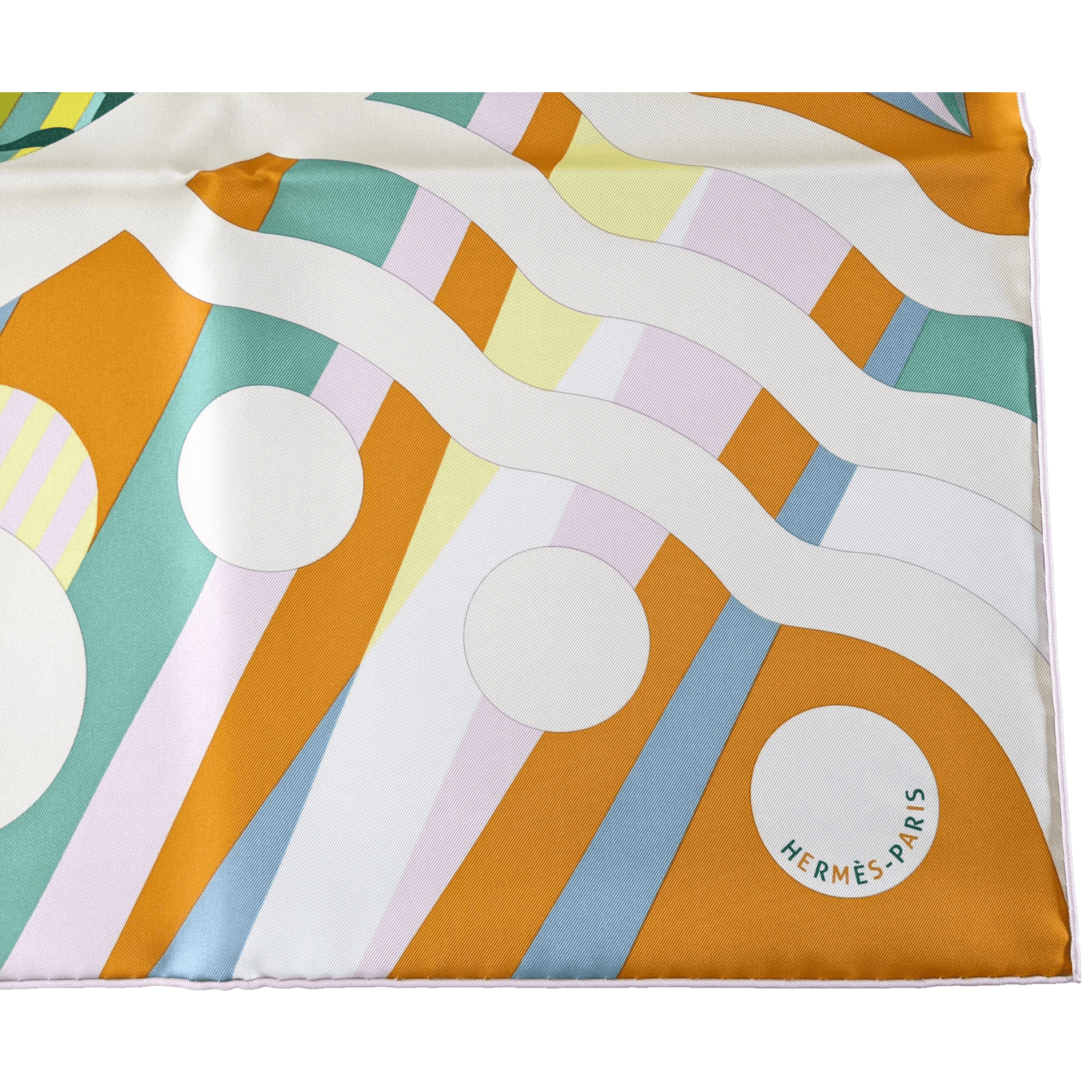 HERMES Reve de Julia Silk Scarf 90