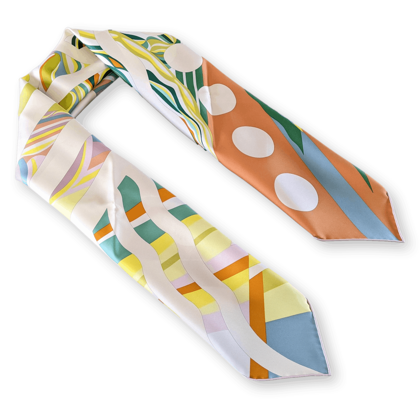 HERMES Reve de Julia Silk Scarf 90
