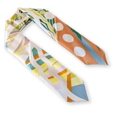 HERMES Reve de Julia Silk Scarf 90
