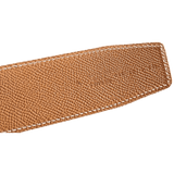 HERMES Reversible Epsom Leather Belt Strap 42 MM Orange Gold Size 100