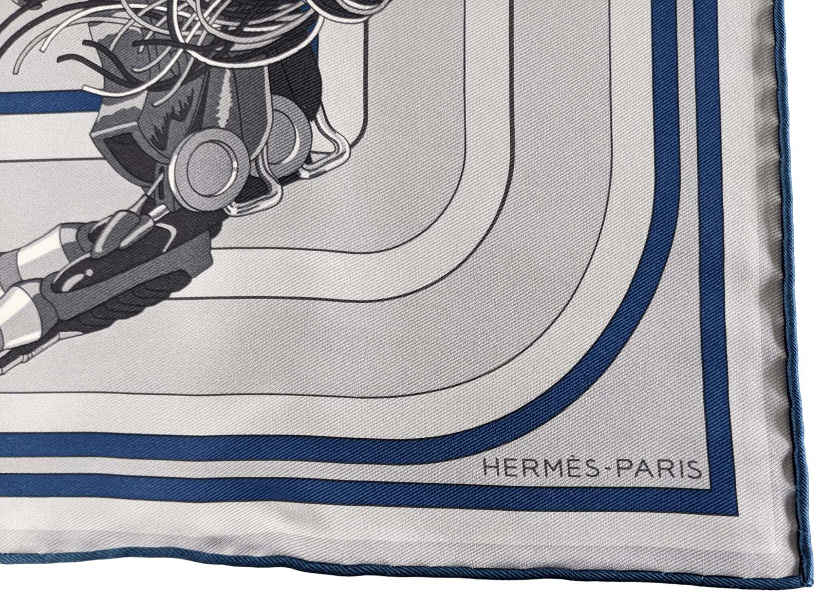 HERMES ROBOCABAR [D1023.6] Twill Gavroche 45 x 45 cm, New! | poupishop