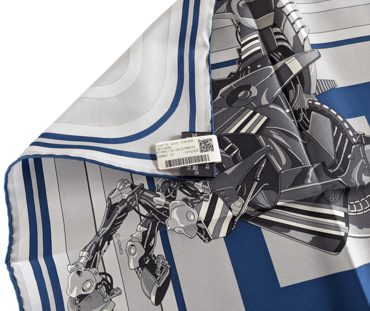 HERMES ROBOCABAR [D1023.6] Twill Gavroche 45 x 45 cm