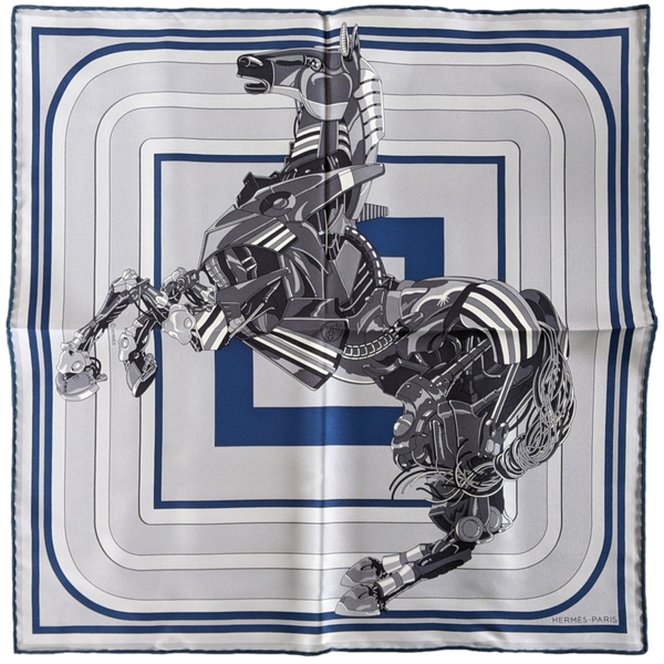 HERMES　エルメス　カレH 100 ROBOCABAR　ロボカバール Robocabar scarf 100 | Hermès Malaysia