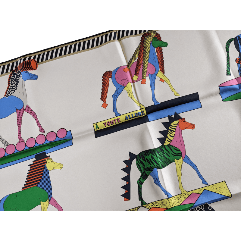 HERMES X GIANPAOLO PAGNI Special Issue Saut au Grand Palais 2025 Twill Silk Carre 90 x 90 cm