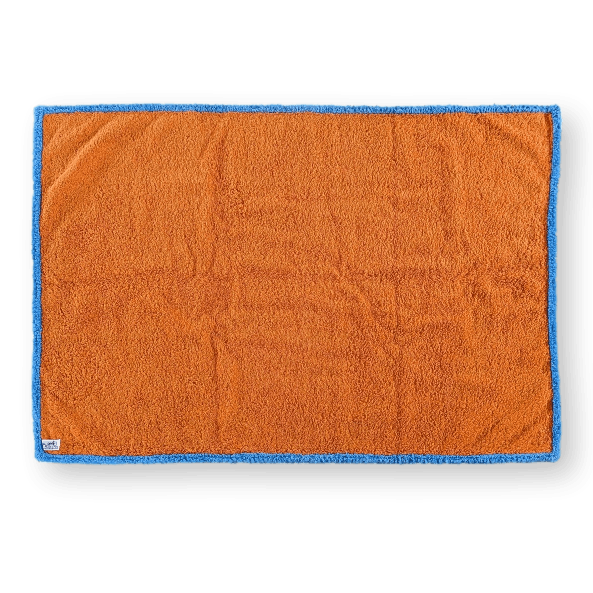 HERMES Seals Bath Mat Small Blue Orange 90 x 65 cm
