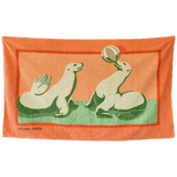 HERMES Seals Beach Towel 90 x 150 cm