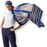 HERMES SELLE DE DIGNITAIRE Cashmere Shawl 140 x 140 cm