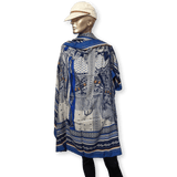 HERMES SELLE DE DIGNITAIRE Cashmere Shawl 140 x 140 cm