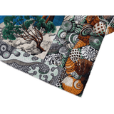 HERMES 2016 Sieste au Paradis by Aline Honore Cashmere Shawl 140 x 140 cm