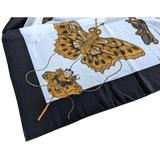 HERMES 1990s Soies Volantes Mousseline of Cotton Pareo, XXL