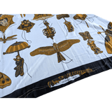 HERMES 1990s Soies Volantes Mousseline of Cotton Pareo, XXL