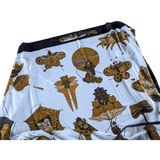 HERMES 1990s Soies Volantes Mousseline of Cotton Pareo, XXL