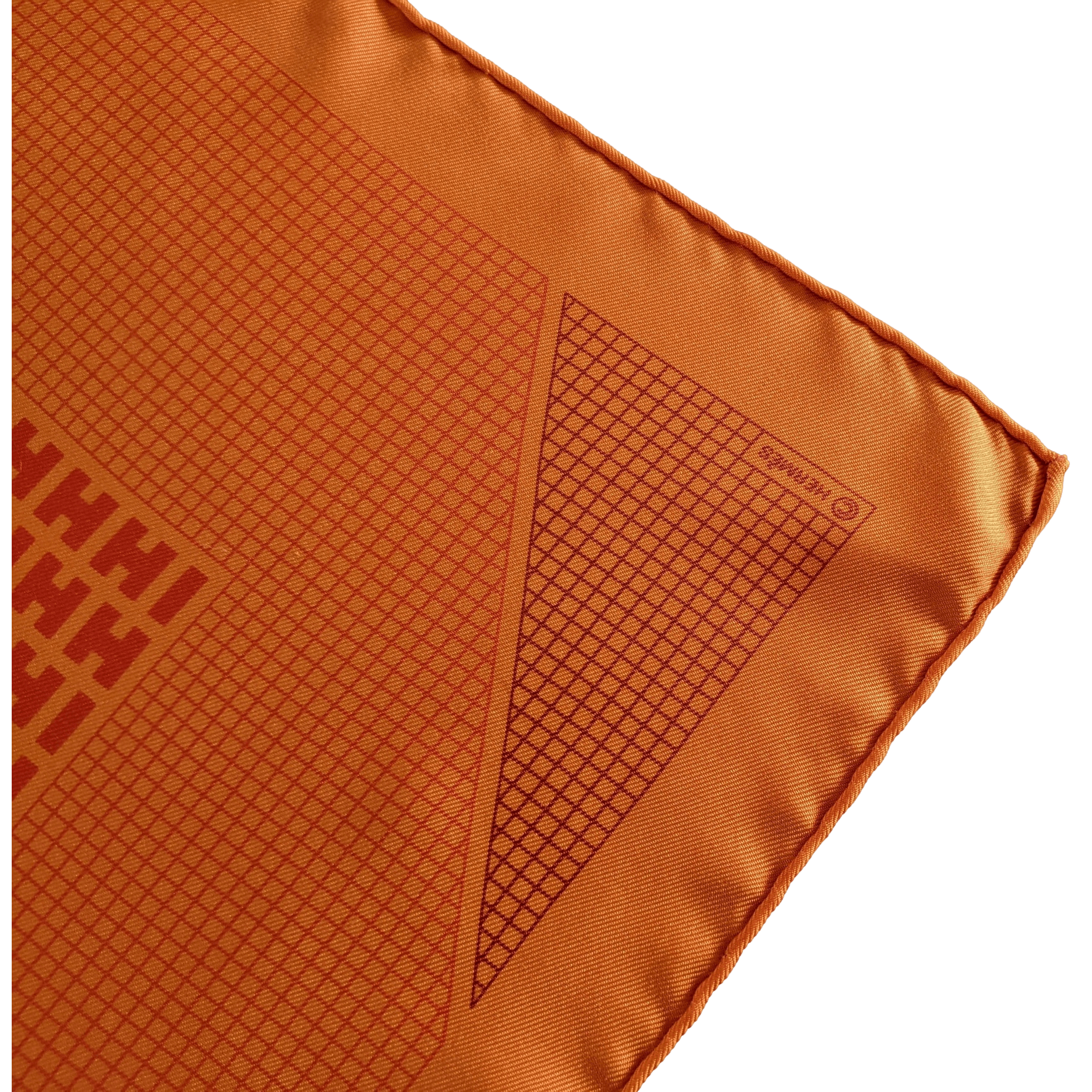 HERMES Limited Special Edt H en Biais  * The Gates - Central Park 2005 * Twill Silk Carre 90 x 90 cm