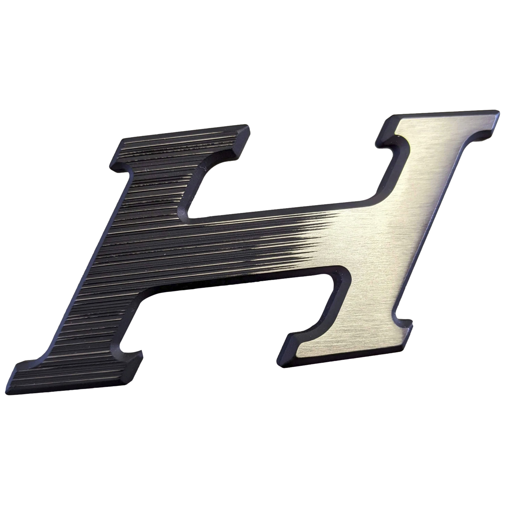 Produits Hermes Noir Mat PVD "Boucle de Ceinture Speed H" Belt Buckle 32 mm