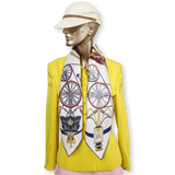 HERMES Stately Wheels Twill 90 Scarf