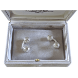 HERMES Vintage Sterling Silver Golf Ball Cufflinks AG925